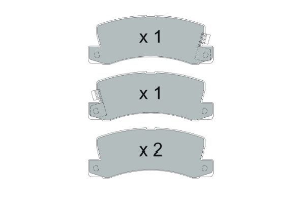 KAVO PARTS Jarrupala, levyjarru KBP-9138